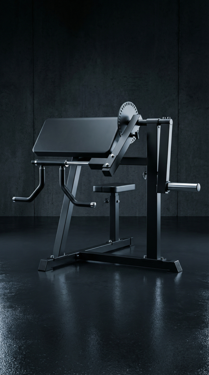 Bicep Curl Plate Loaded